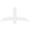 Ekena Millwork Bellingham Architectural Grade PVC Gable Bracket, 60"W x 30"H x 4"D x 6"F, 12/12 Pitch GBP060X30X0406BEL00 - alternate 4